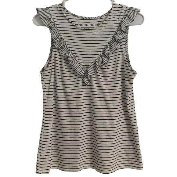 Maeve Anthropologie Women’s Sz SMALL Kalama Striped Tank Top - Picture 2 of 8
